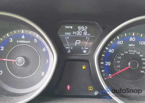 2012 Hyundai Elantra Limited (Ulsan Plant) из США, поврежденный, VIN KMHDH4AE8CU352358